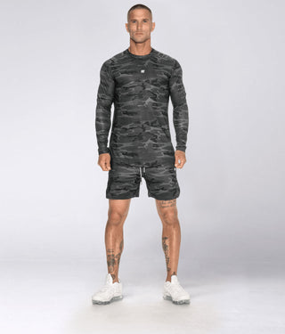 8100 . AirPro Regular-Fit Shorts - Grey Camo