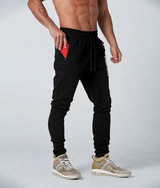 2200 . Viscose Fitted Jogger - Black