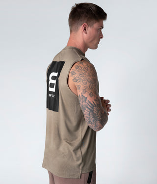 Born Tough Lunar Rock Stretchable Sleeveless Gym Workout Shirt For Men