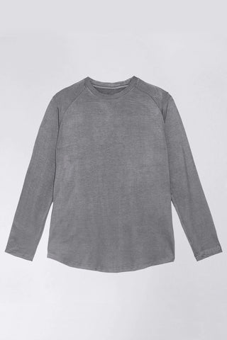 1150 . Viscose Regular-Fit Shirt - Grey