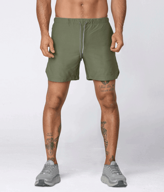 8100 . AirPro Regular-Fit Shorts - Military Green