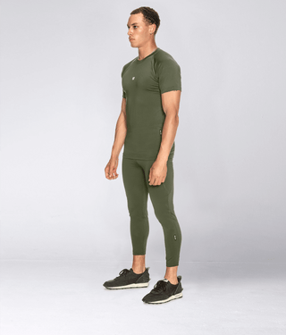 9700 . Compression Regular-Fit Shirt - Military Green