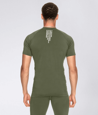 9700 . Compression Regular-Fit Shirt - Military Green